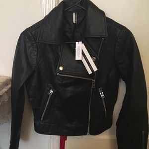 Selling Brand New Topshop Leather Biker Jacket